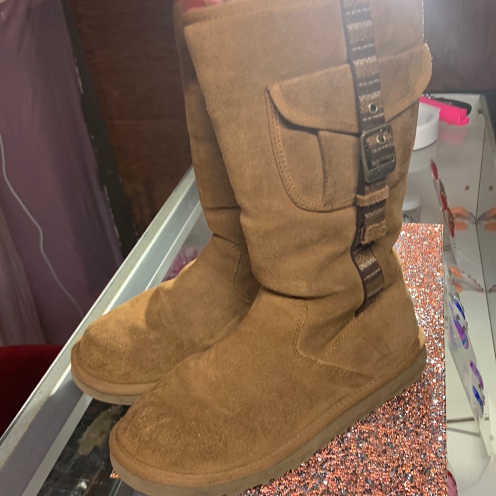 Ugg long furry boots